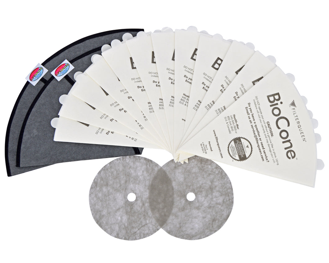 filterqueen majestic surface cleaner vacuum filter queen replacement filter cones biocone medipure 12 month bundle 4404013100